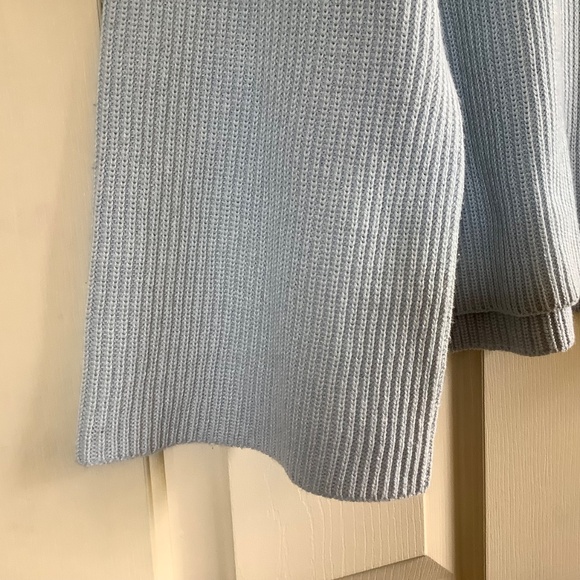 Lafayette 148 Cashmere Silk Blend Knit Long Sleeve Sweater Pale Blue SZ XL - Picture 5 of 16